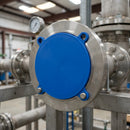 1/2" Class 300/600 Flange Stud Hole Insert - Blue LDPE (view 2)