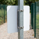 Rectangular Sign Post Clip with M8 Bolts – Multiple Sizes