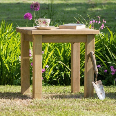 Wooden Side Table - Compact Design