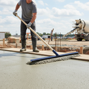 Light Gray Heavy Duty Concrete Placer with 5ft Wooden Handle for Efficient Spreading