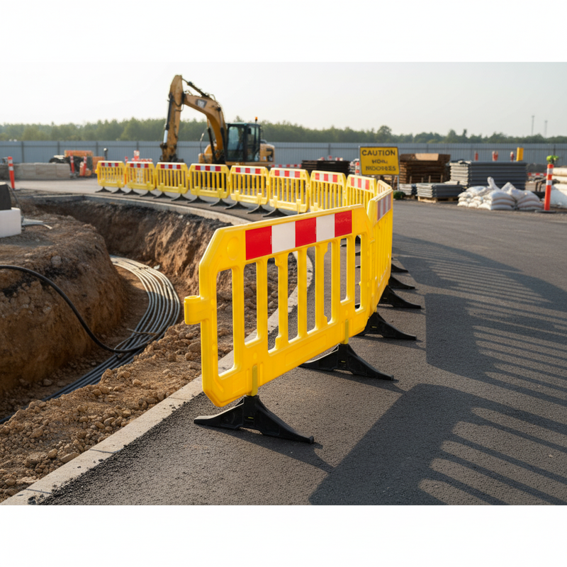 Dark Slate Gray High-Performance Chapter 8 Road Barrier - Yellow