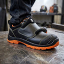 Black S3L FO SR HRO HI SC LG Welding Footwear for Hot Work