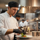 Dim Gray Professional Chef Skull Cap - Comfortable 100% Cotton Design