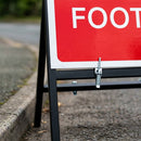 Footpath Closure Warning Sign Face 600x450mm Reflective