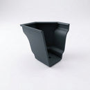 Moulded Ogee Gutter Right Hand Stop End 125 x 100mm — RAL 7016