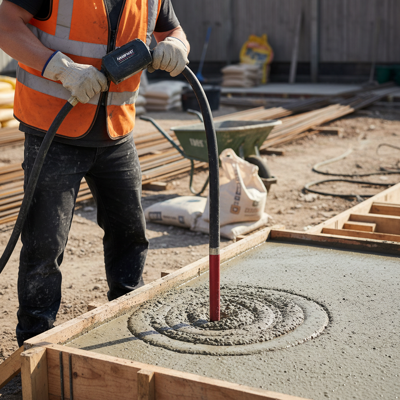 Dark Gray High-Performance Handheld Poker - 3 Metre Flexible Shaft with 38mm Poker Head