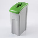 82-litre Midi Recycling Bin with Propeller Aperture – MDPE (view 2)