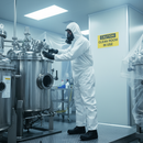 Light Slate Gray High-Performance Disposable Coverall with 3-Piece Hood - White