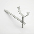 Half Round Aluminium Gutter Rise and Fall Bracket 125mm — RAL 7035