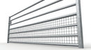 Galvanised 5 Bar Half Mesh Gate - Heavy Duty (view 2)