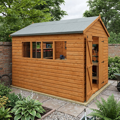 Apex Workshop Shed 12mm Shiplap Cladding