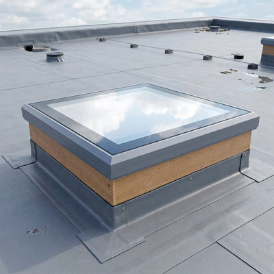 Flat Glass Rooflight 150mm Upstand