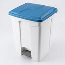 70 litre plastic pedal operated recycling bin (view 2)