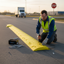 Dim Gray Premium Yellow Speed Bump Complete Kit - 50mm & 75mm Options