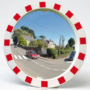 800mm Diameter Traffic Mirror Red & White Frame P.A.S (view 2)