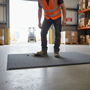 Light Slate Gray Heavy Duty Scraper Mat - Grey for Industrial Use