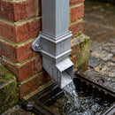 Traditional Aluminium Downpipe Shoe 72x72mm