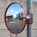 500mm diameter convex P.A.S safety mirror with adjustable mounting