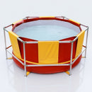 Collapsible Storage Tank – 7500L, PES/PVC with Alloy Frame (view 2)