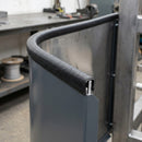 Steel-Reinforced Grip Edge Trim 15x12mm for 6-8mm Panels - 5m PVC