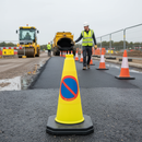 Slate Gray 460mm Heavy Duty 1-Piece No Waiting Traffic Cone