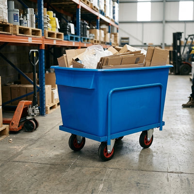 Mobile Container Truck 370 Litre with Powder Coated Frame