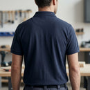 Classic Cotton-Polyester Piqué Polo Shirt - Navy