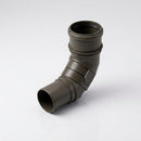 Traditional Adjustable Swanneck 76mm Dia Downpipe Connector — RAL 7022