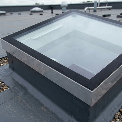Flat Glass Rooflight Glazing Only - Custom Upstand Required