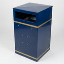 112 Litre Galvanised Steel Litter Bin with Pizza Box Apertures (view 2)