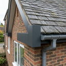 L Return Fascia Board Angle Covers – Aluminium Corner Fascia — RAL 7016 / 90 Deg External Angle (in use)