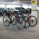 Light Slate Gray Heavy Duty Galvanised Steel Bike Rack for 2-6 Bikes Capacity