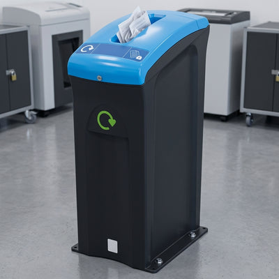82 Litre Midi Recycling Bin Confidential Waste Slot
