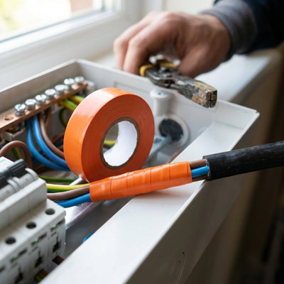 19mm Orange PVC Electrical Insulation Tape - 20m