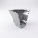 Moulded Ogee Gutter Right Hand Stop End 125 x 100mm — RAL 9006