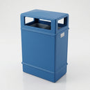 98 Litre Slimline Closed Top Litter Bin Glass Fibre Composite (view 2)