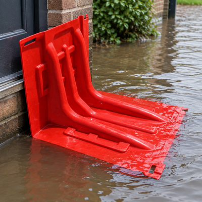 Interlocking L-Shaped Flood Defence Panel - 705 x 680 x 528mm
