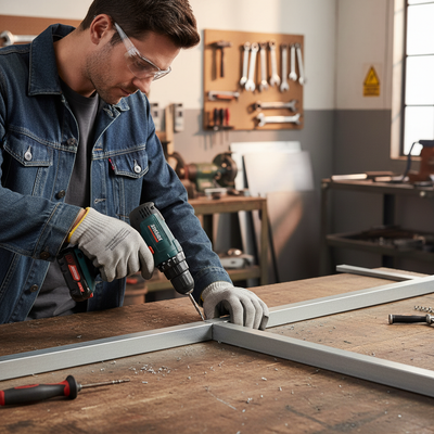 Premium Anodized Aluminium Angle 20 x 20 x 1mm x 1m for Versatile Protection