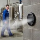 Premium Round Louvre Air Vent Cover for 80-152mm Openings with Removable Flyscreen for Enhanced Airflow - Black