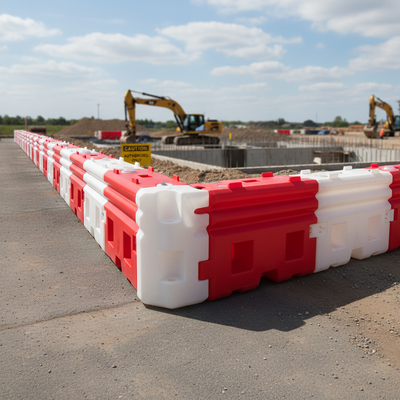 Premium Safety Barrier Angle Piece with Hinge Pin for Stability
