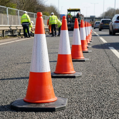 Heavy Duty Two-Part Road Traffic Cone – 1000mm or 750mm