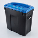 87 litre lockable confidential paper recycling bin, flat-back MDPE (view 2)