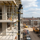 Gray 30" Heavy Duty Top Hopper Rubbish Scaffold Chute