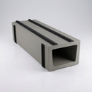 Aluminium Coping Fixing/Joint Brackets 1500mm Centres — RAL 7036