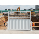 Gray Premium Safety Barrier Mesh Extension Panel for Enhanced Security