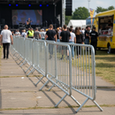 Rosy Brown 2.3m Premium Crowd Control Barrier with Fixed Leg for Events