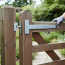 Premium Heavy Duty 250mm Zinc Tee Hinges with Sliding Bolt Mechanism for Enhanced Security and Durability