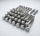 M8 x 70mm Hex Head Coach Screws, Stainless Steel (50 Pack) (view 2)