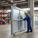 Slate Gray Heavy Duty Sliding Gate Kit for 500kg to 1500kg Gates with Complete Installation Components