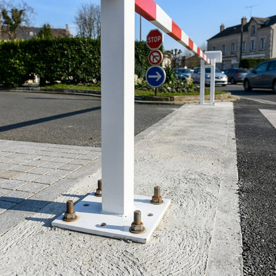 3200–6500mm adjustable aluminium raising boom barrier
